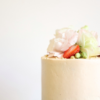 Strawberry Champagne Cake