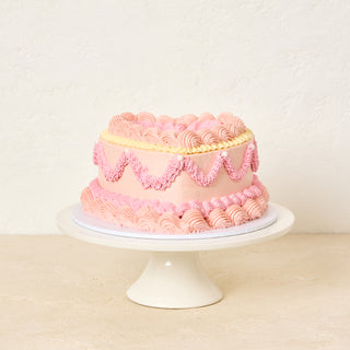 Pretty in Pink | Vintage Heart Cake