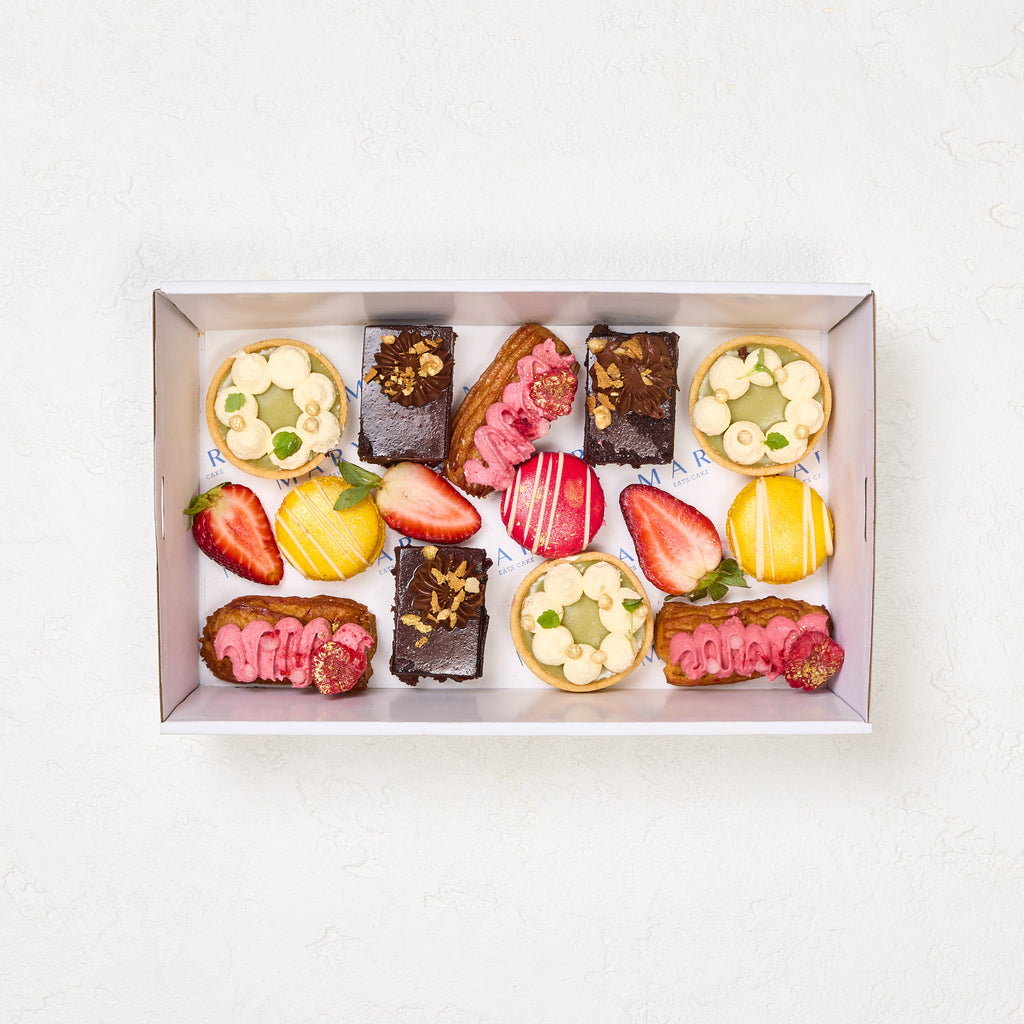 Assorted Mini Cake Box (12 sweets) - Mary Eats Cake