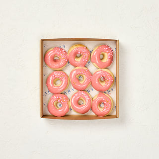 Strawberry glazed doughnut