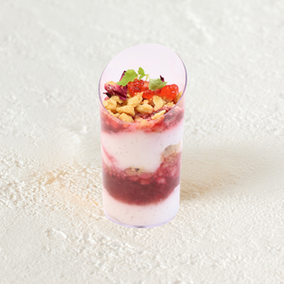 Rhubarb Crumble Parfait