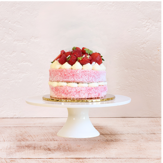 Raspberry Lamington Cake