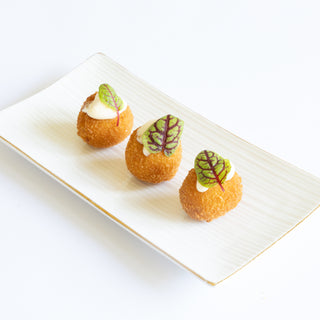 Pumpkin and goats cheese arancini