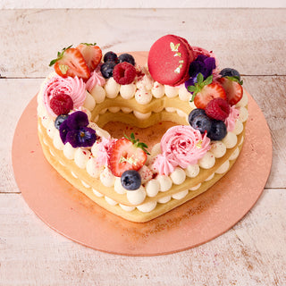 Mary's Heart Cookie Cake