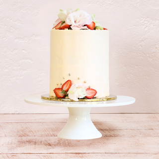 Strawberry Champagne Cake